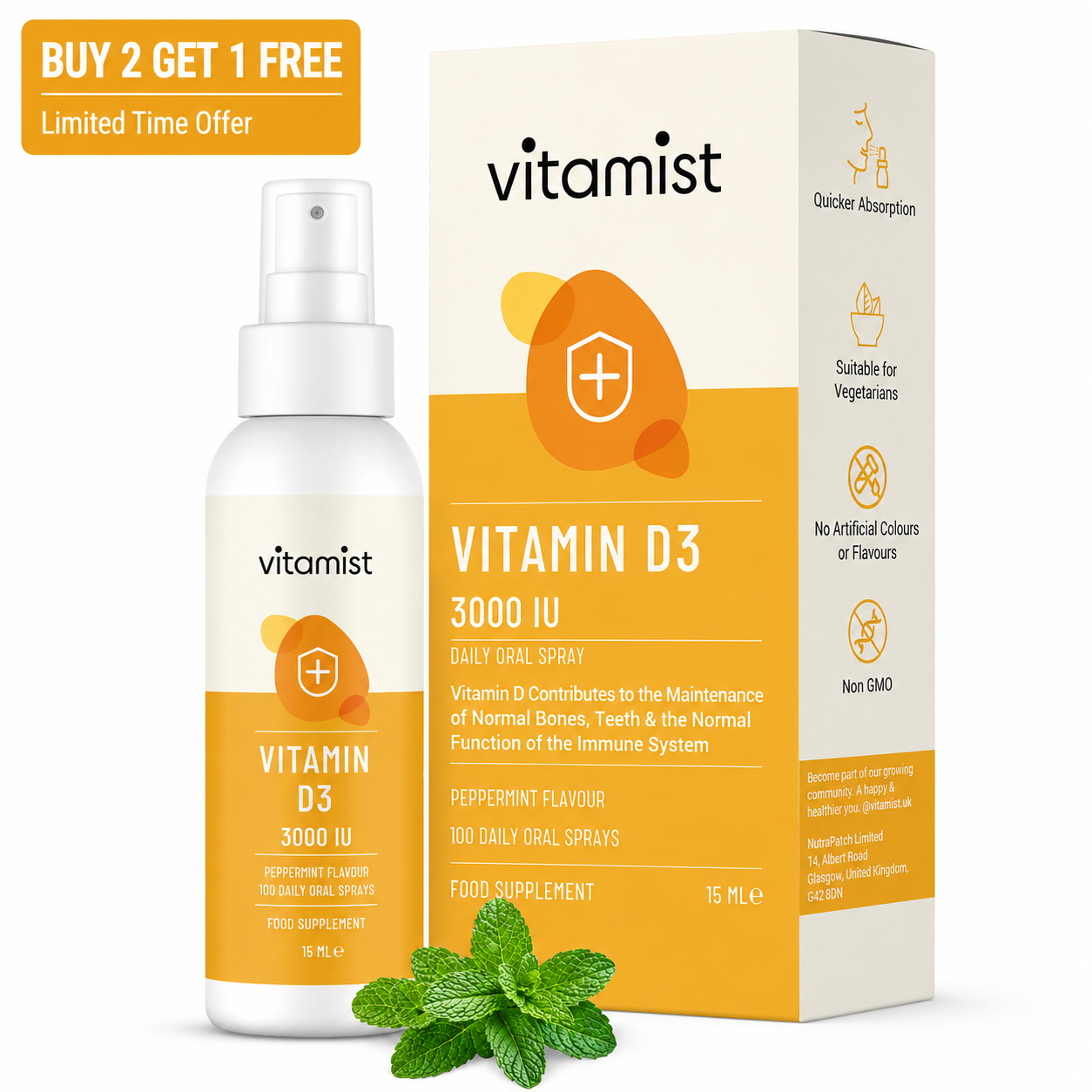 Vitamin D3 Oral Spray