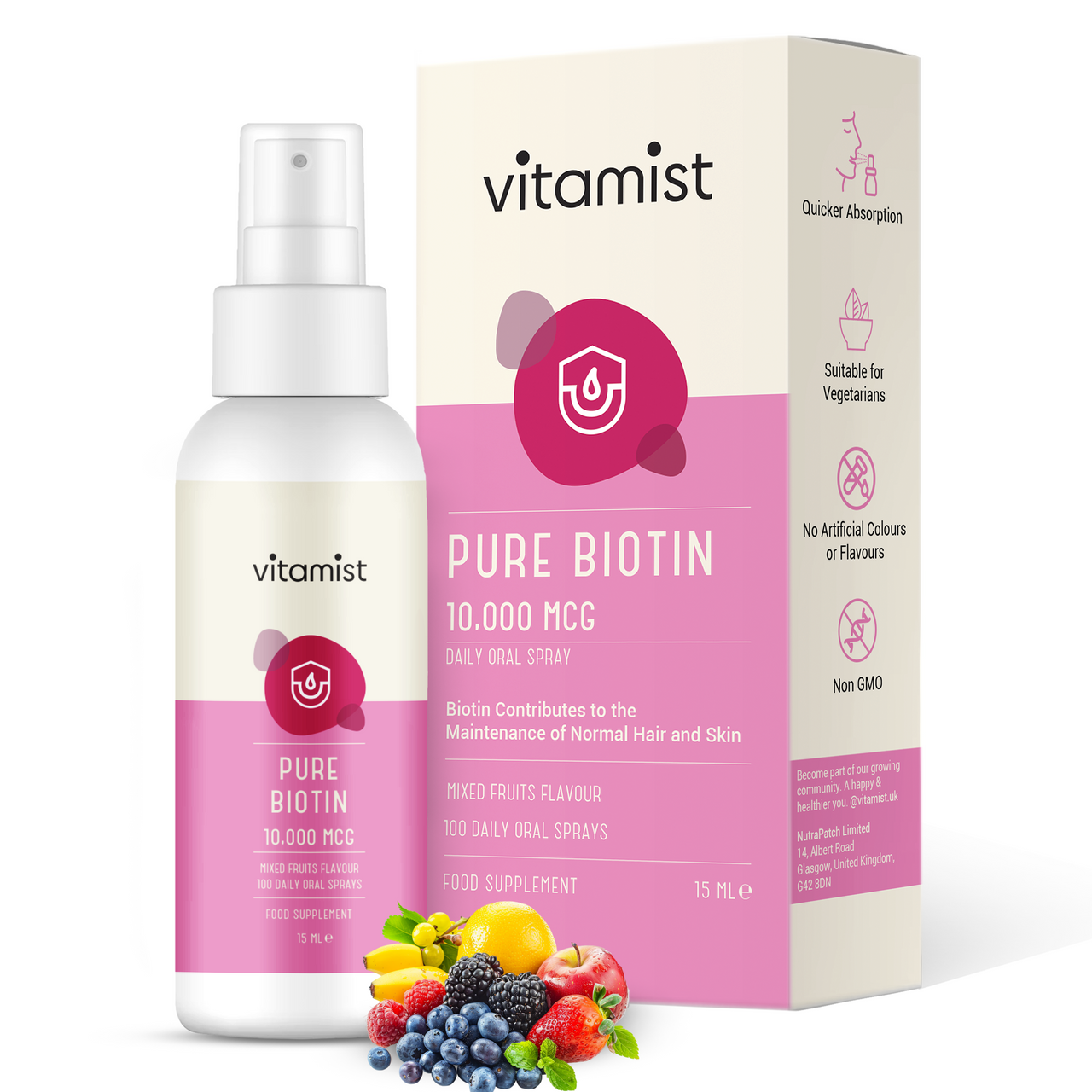 Pure Biotin Oral Spray